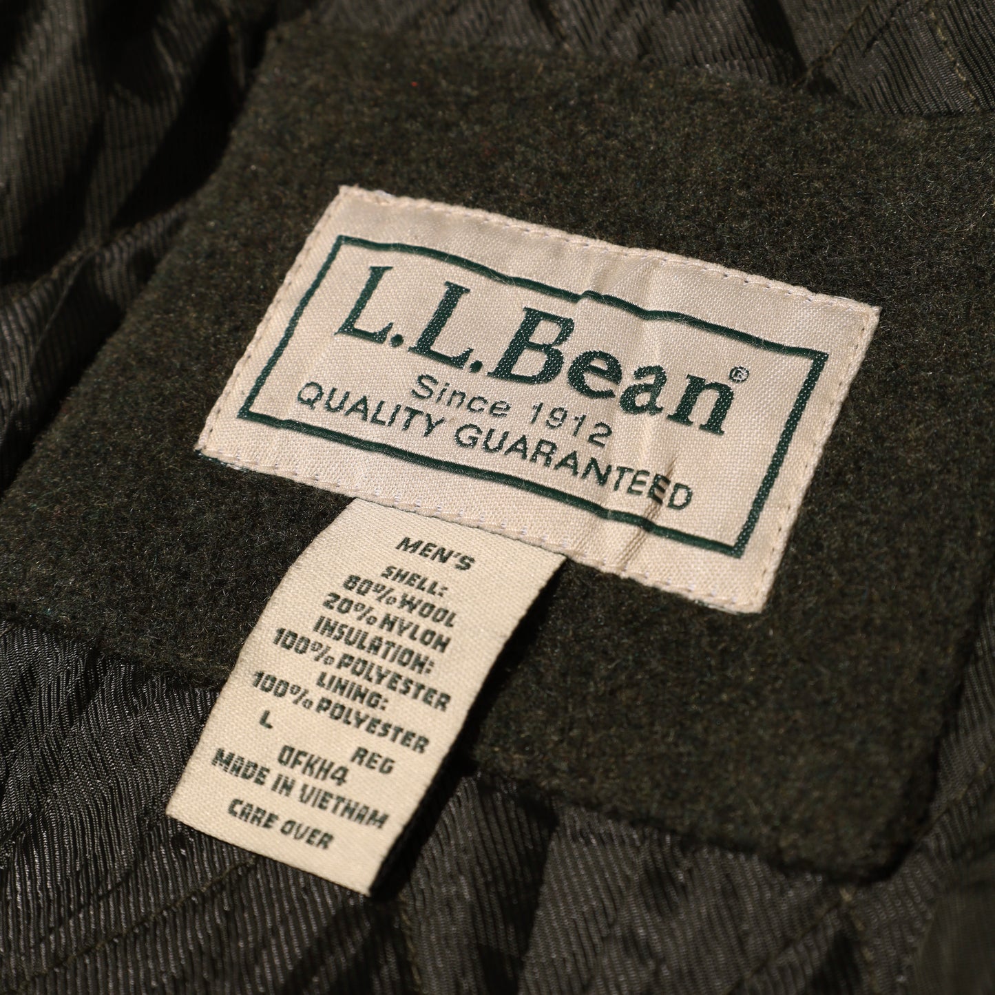 VESTE L.L BEAN LAINE